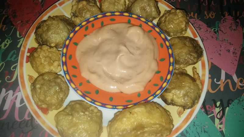 Pieczarki smażone w cieście Pieczarki smażone w cieście