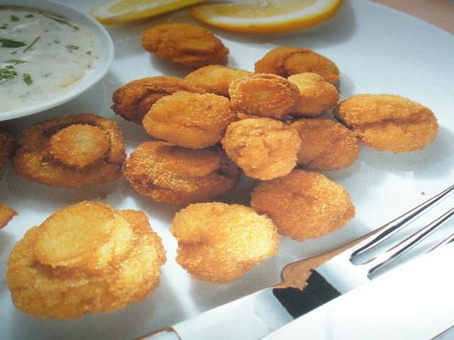 Pieczarki smażone w głębokim tłuszczu Pieczarki smażone w głębokim tłuszczu