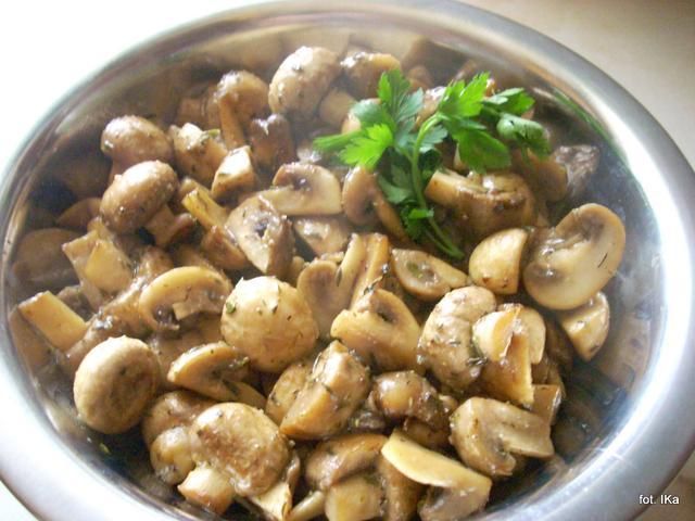 Pieczarki tymiankowe 