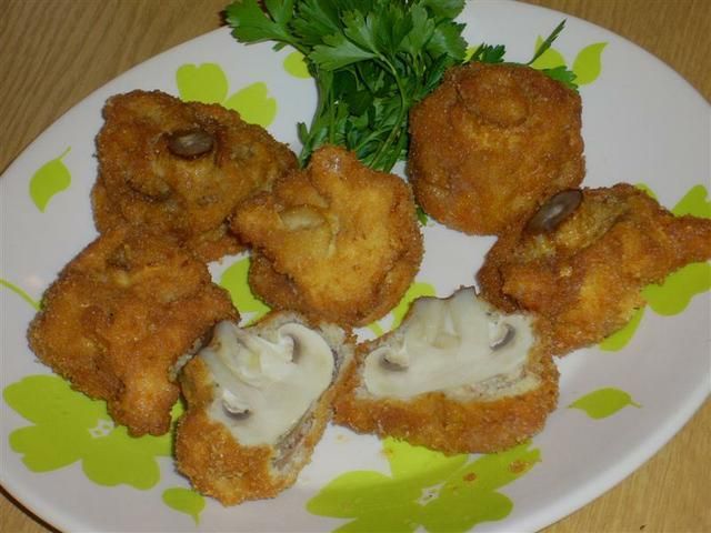 Pieczarki w panierce pycha