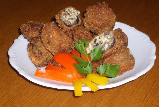 Pieczarki z jajkiem Pieczarki z jajkiem