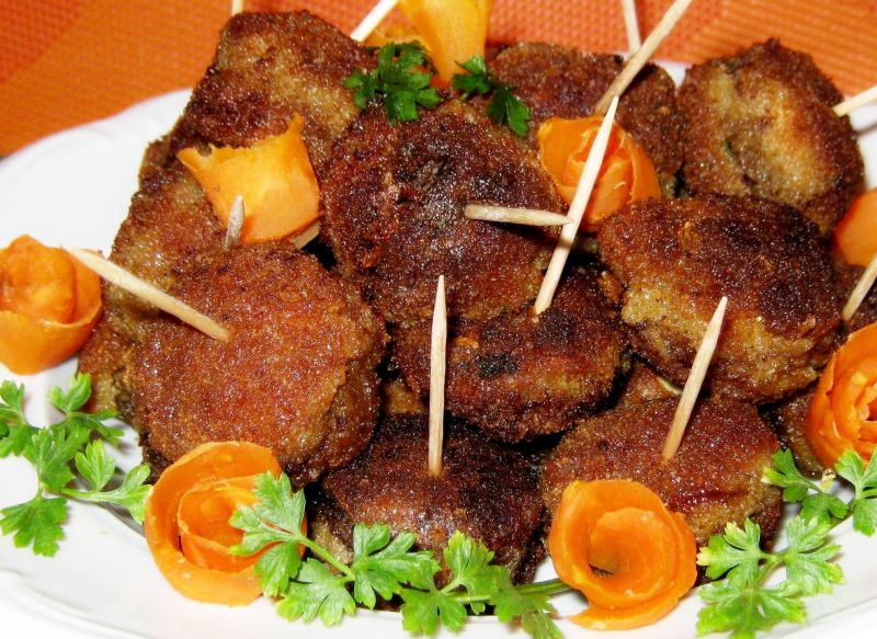 Pieczarki z mięsem Pieczarki z mięsem