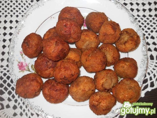 Pieczarki zapiekane w tłuszczu Pieczarki zapiekane w tłuszczu