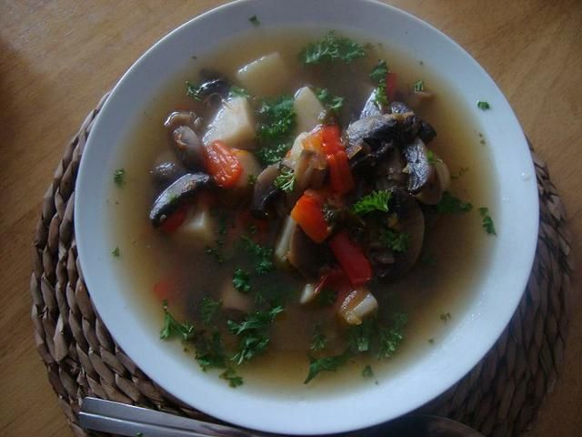 Pieczarkowa na ostro 