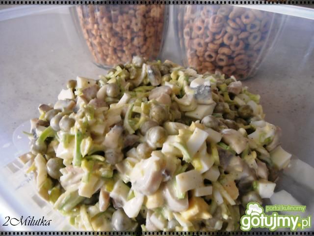 Pieczarkowa sałatka 3 Pieczarkowa sałatka 3