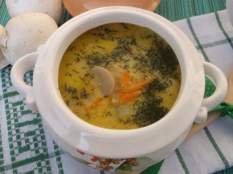 Pieczarkowa zupa  Pieczarkowa zupa