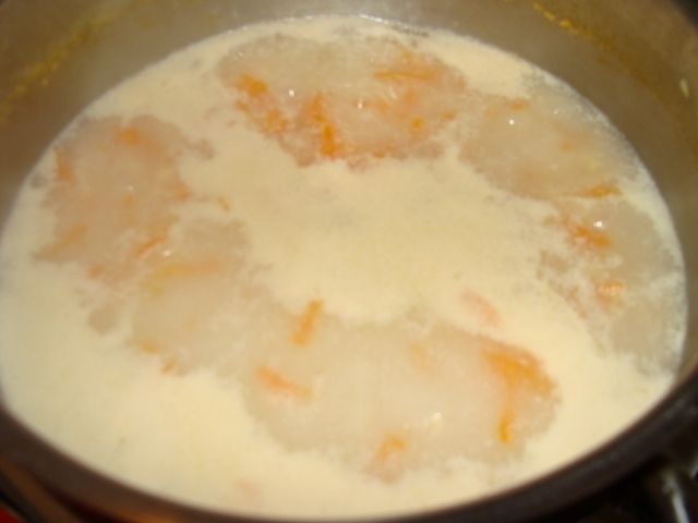 Pieczarkowa zupa na mleku z kasza gryczaną