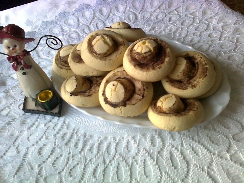 Pieczarkowe ciasteczka Pieczarkowe ciasteczka