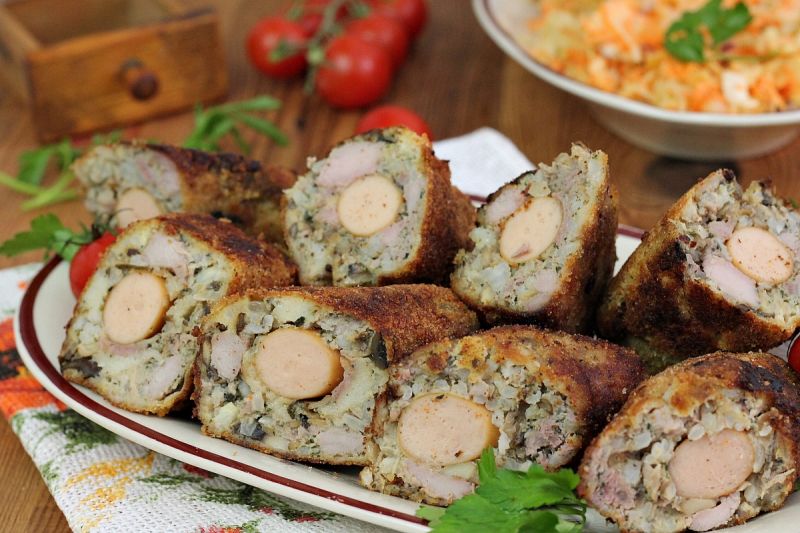 Pieczarkowe mielone z niespodzianką Pieczarkowe mielone z niespodzianką