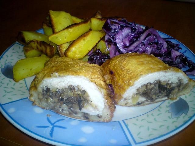 Pieczarkowe roladki drobiowe Pieczarkowe roladki drobiowe