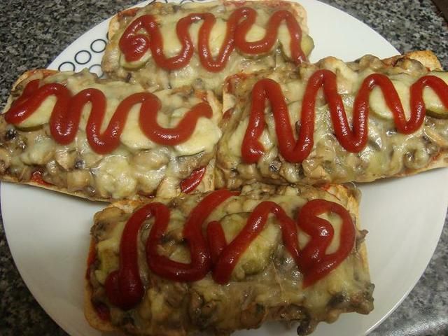 Pieczarkowe zapiekanki