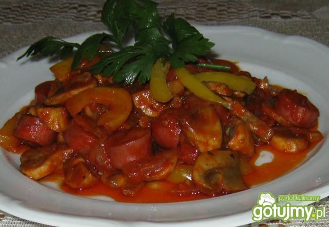 Pieczarkowy niby bigos Pieczarkowy niby bigos