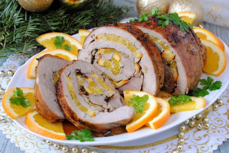 Pieczeń cielęca z pomarańczą
