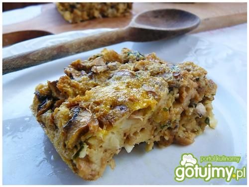 Pieczeń grzybowa z czosnkiem