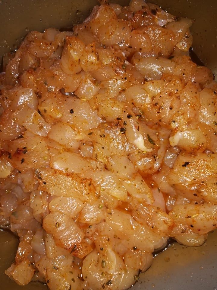Pieczeń (mozaika) drobiowa z piersi kurczaka