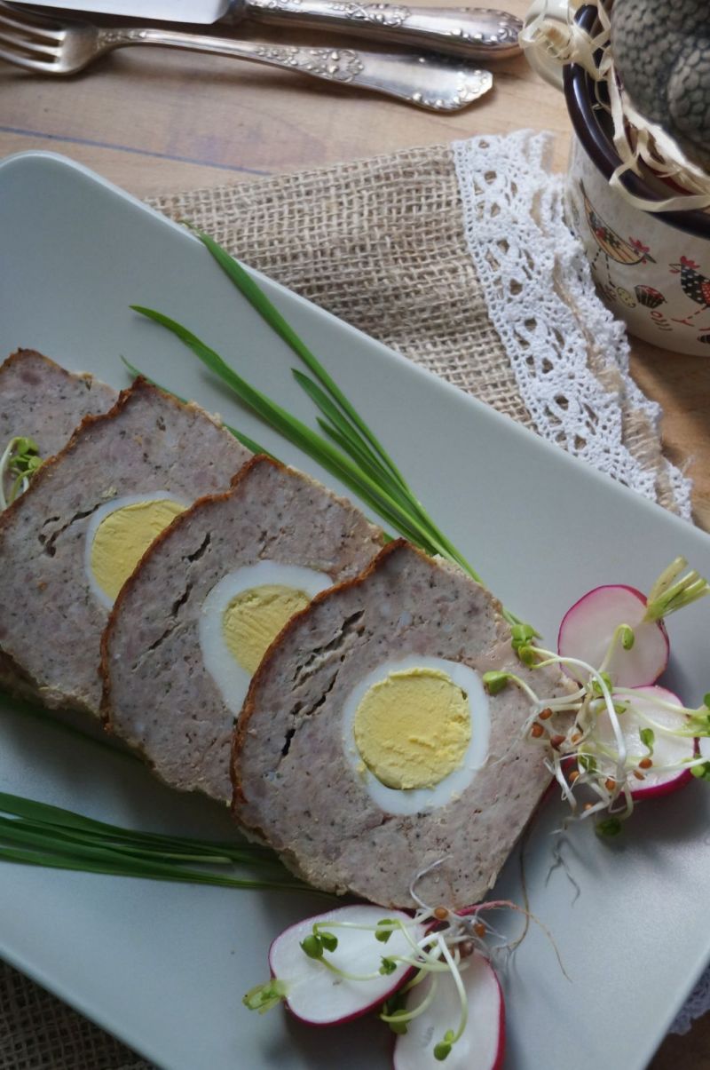Pieczeń rzymska z jajkiem Pieczeń rzymska z jajkiem