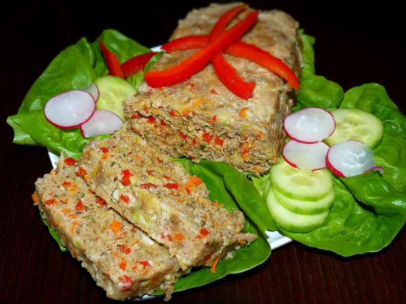 Pieczeń Rzymska z papryką, marchewką i porem