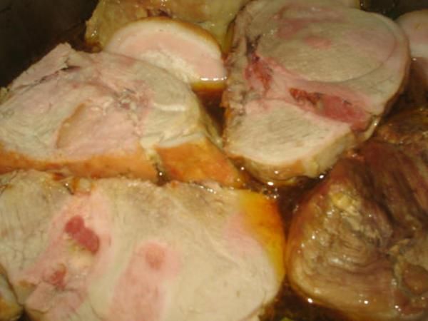 pieczeń szpikowana boczkiem