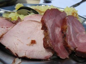 Pieczeń wieprzowa duszona w warzywach 