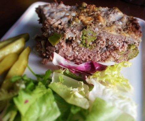 Pieczeń wołowa z warzywami