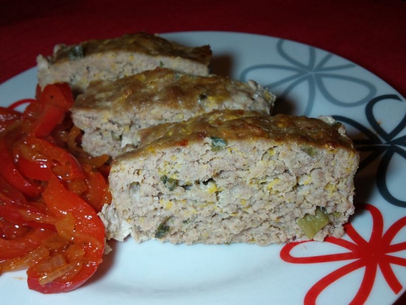 Pieczeń z dynią i szczypiorkiem