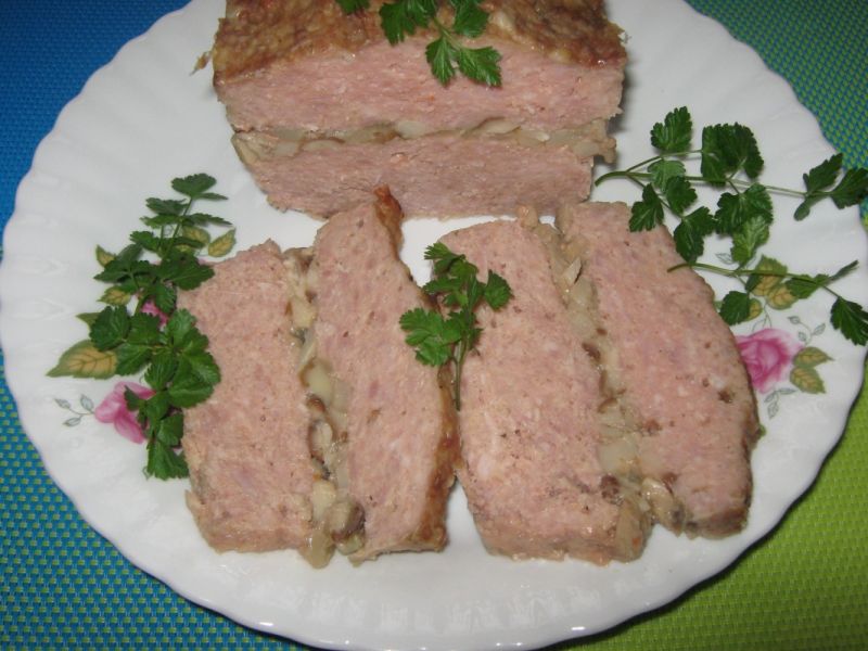 Pieczeń z grzybami Pieczeń z grzybami