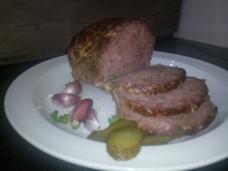 Pieczeń z mielonej karkówki Pieczeń z mielonej karkówki