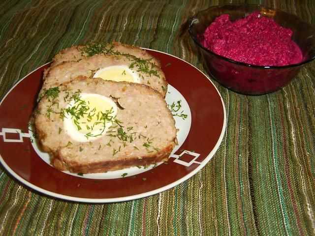 Pieczeń z mięsa mielonego Pieczeń z mięsa mielonego