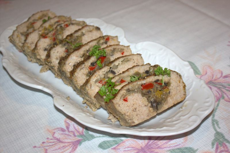 Pieczeń z pieczarkami Pieczeń z pieczarkami