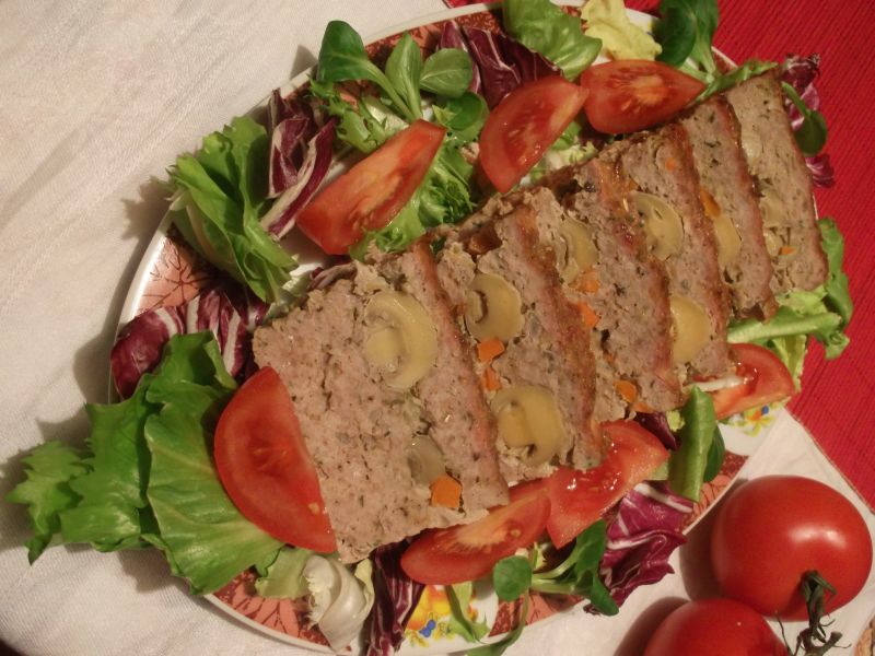 Pieczeń z pieczarkami Pieczeń z pieczarkami