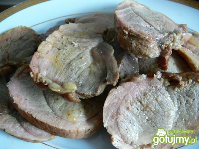 Pieczeń z szynki. Pieczeń z szynki.