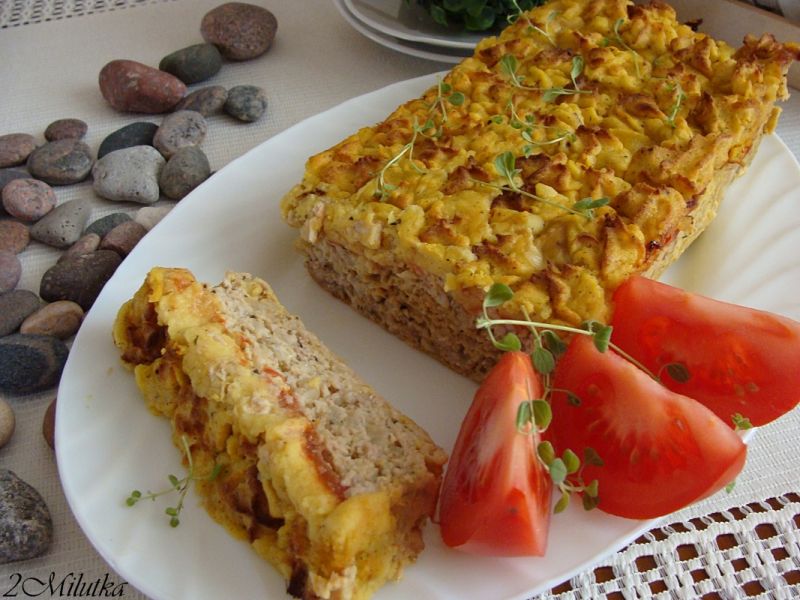 Pieczeń z szynki z ziemniaczanym puree