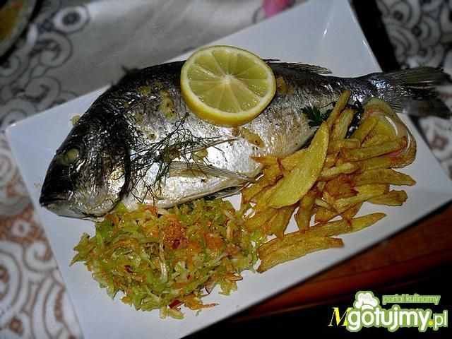 Pieczona dorada