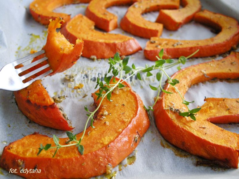 Pieczona dynia hokkaido Pieczona dynia hokkaido