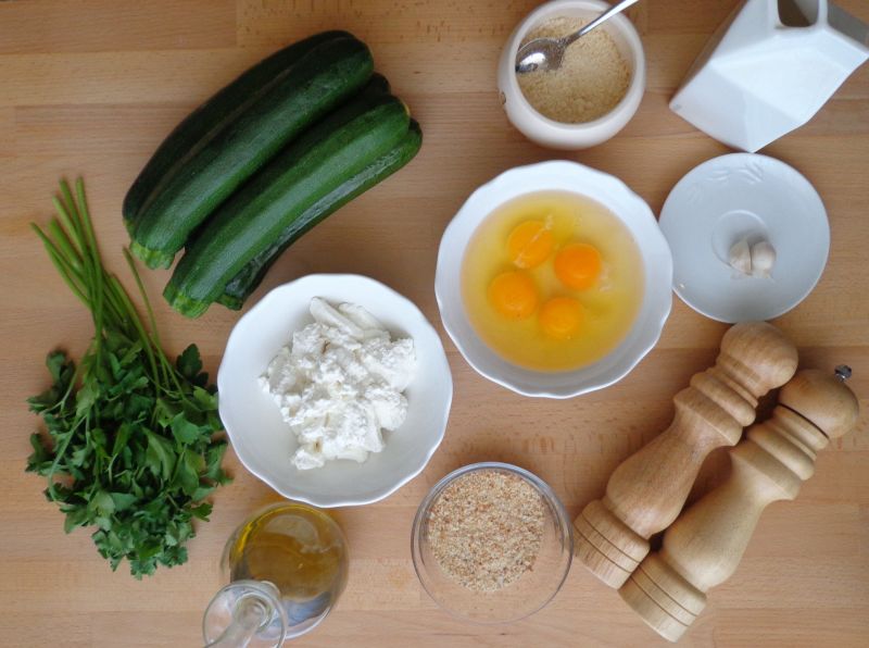 Pieczona frittata z cukinią Pieczona frittata z cukinią