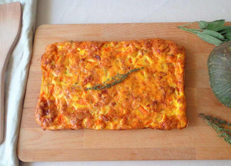Pieczona frittata z dynią