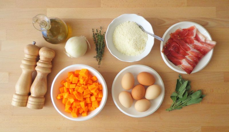 Pieczona frittata z dynią