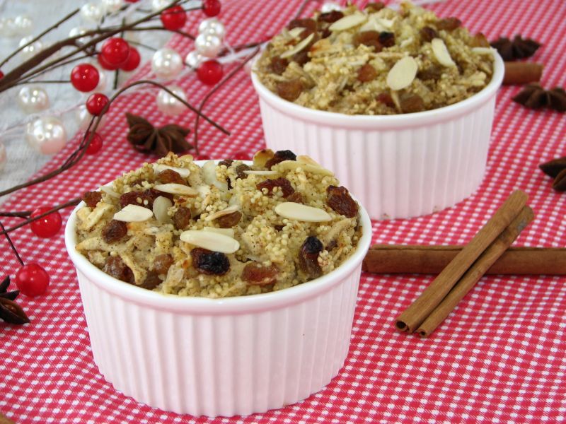 Pieczona jaglanka z jabłkami Pieczona jaglanka z jabłkami