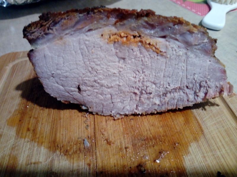 Pieczona karkówka na kanapki