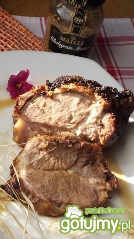 Pieczona karkówka w musztardzie Pieczona karkówka w musztardzie