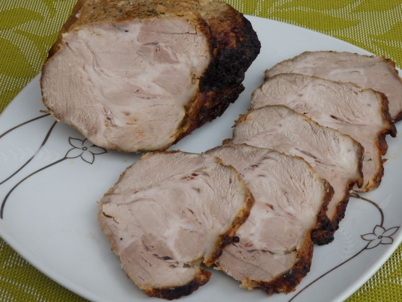 Pieczona karkówka w musztardzie delikatesowej