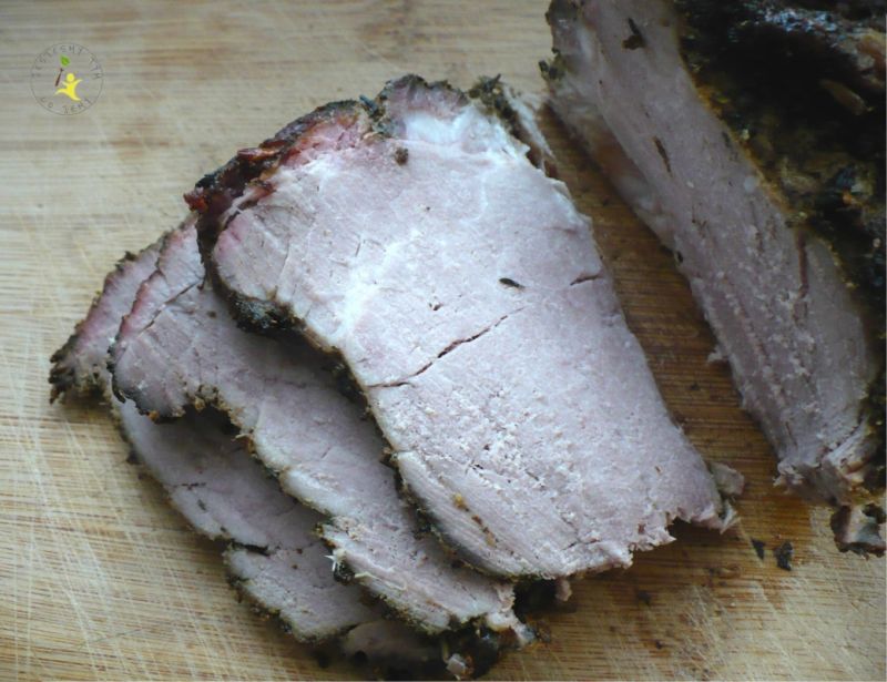 Pieczona karkówka w ziołach Pieczona karkówka w ziołach