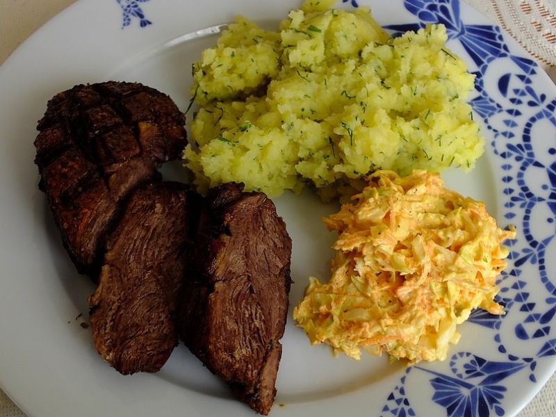 Pieczona pierś kaczki Pieczona pierś kaczki