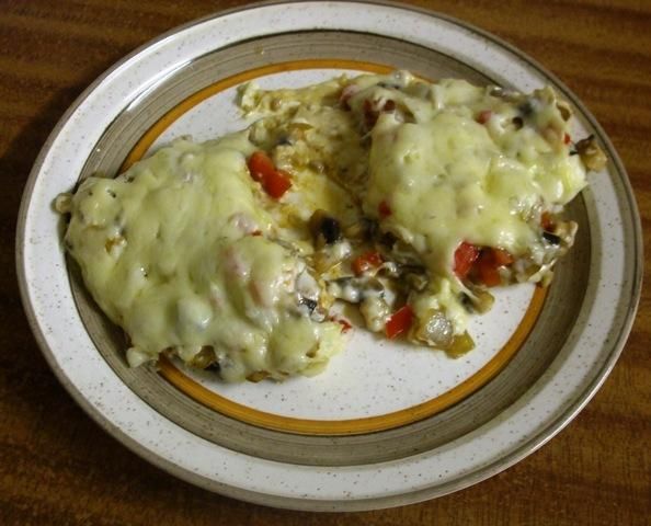 Pieczona piers kurczaka z dodatkami