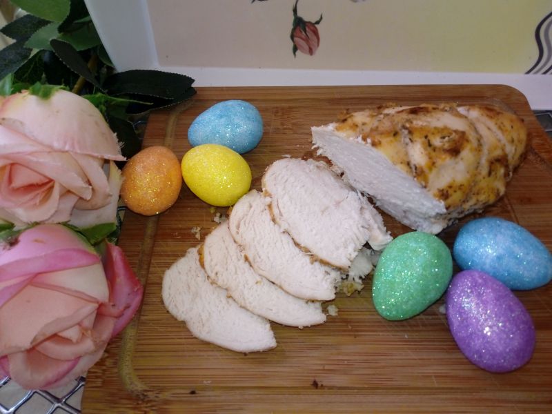 Pieczona pierś z kurczaka z marynaty jogurtowej