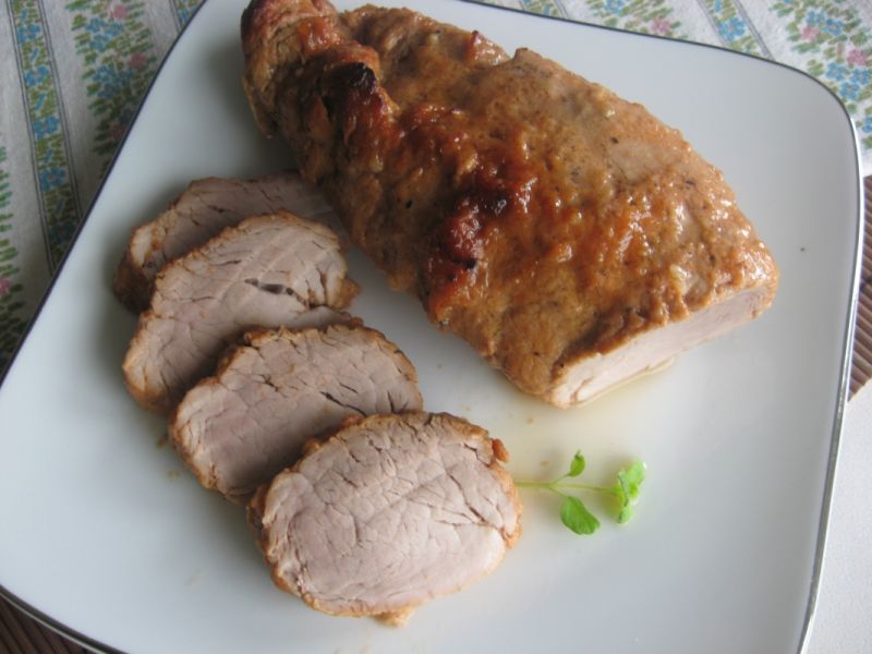 Pieczona polędwica wieprzowa