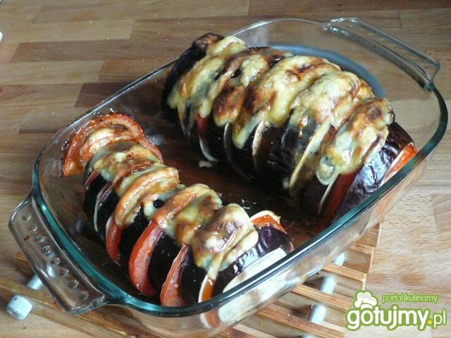Pieczone bakłażany z serem Pieczone bakłażany z serem