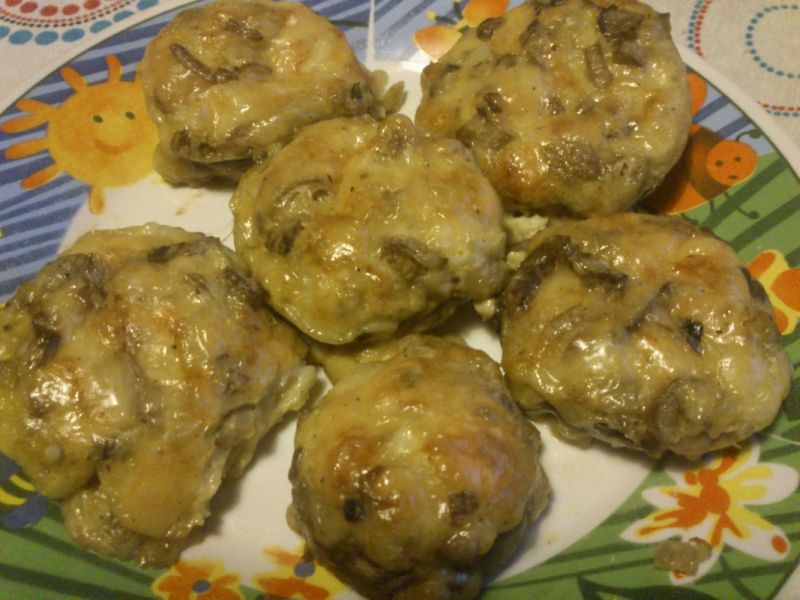 Pieczone faszerowane pieczarki. Pieczone faszerowane pieczarki.