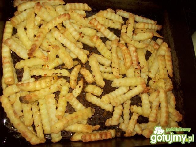 Pieczone frytki ziemniaczane  Pieczone frytki ziemniaczane