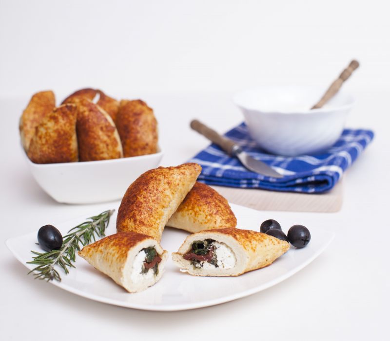 Pieczone greckie pierożki